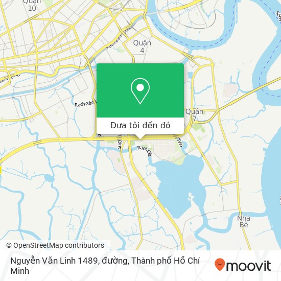 Bản đồ Nguyễn Văn Linh 1489, đường