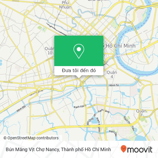 Bản đồ Bún Măng Vịt Chợ Nancy