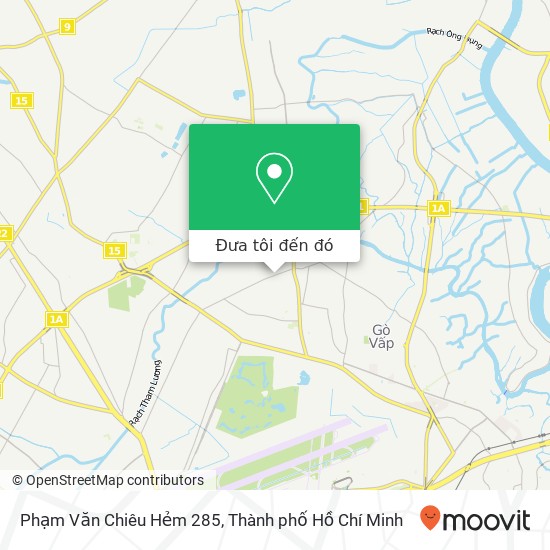 Bản đồ Phạm Văn Chiêu Hẻm 285