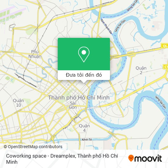 Bản đồ Coworking space - Dreamplex