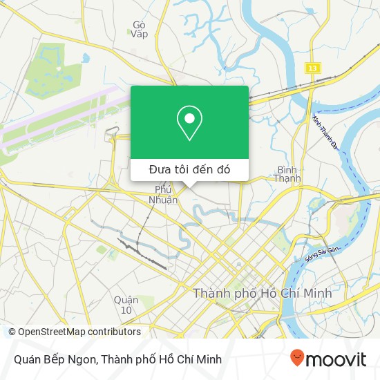 Bản đồ Quán Bếp Ngon