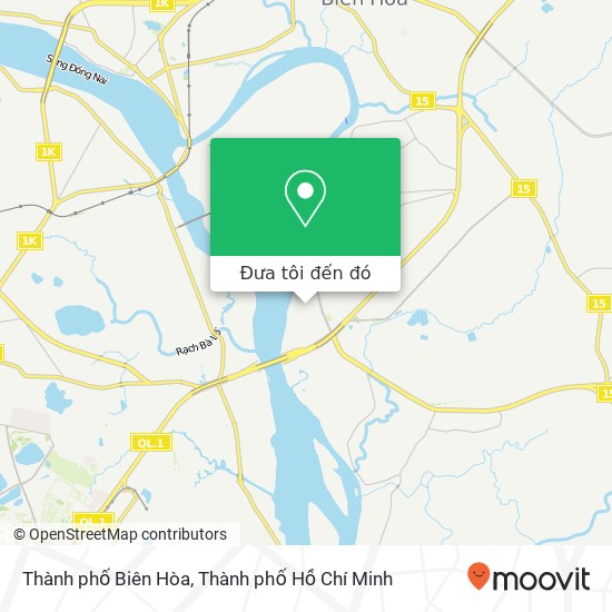 Bản đồ Thành phố Biên Hòa