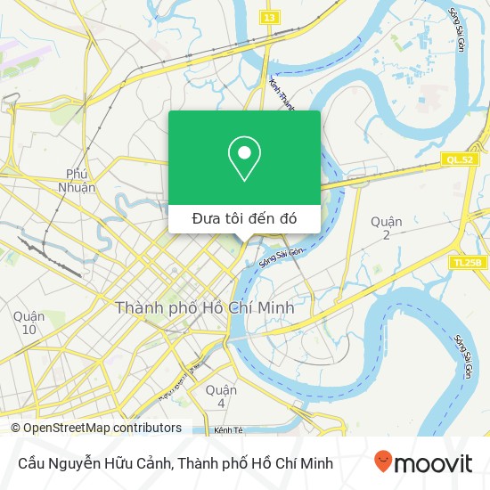 Bản đồ Cầu Nguyễn Hữu Cảnh