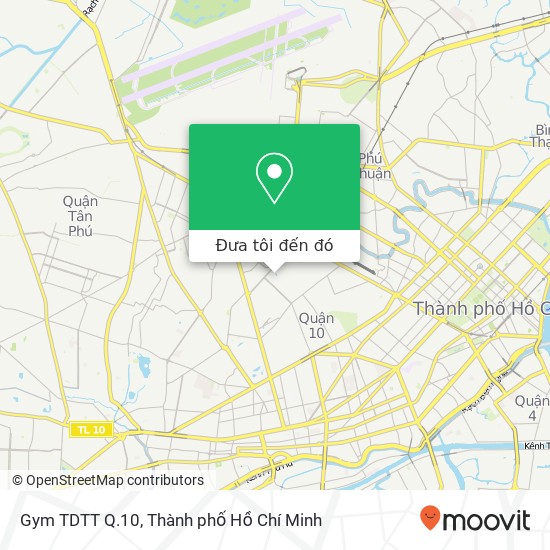 Bản đồ Gym TDTT Q.10