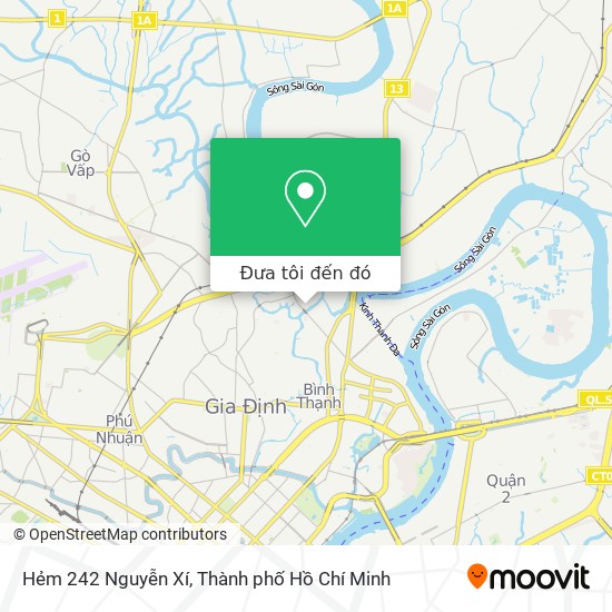 Bản đồ Hẻm 242 Nguyễn Xí