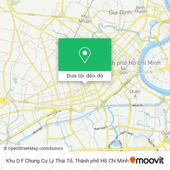 Bản đồ Khu D F Chung Cư Lý Thái Tổ
