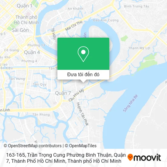 Bản đồ 163-165, Trần Trọng Cung Phường Bình Thuận, Quận 7, Thành Phố Hồ Chí Minh