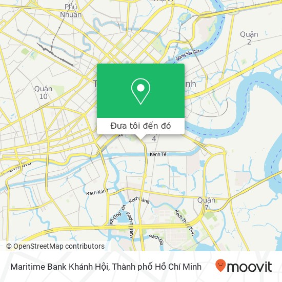 Bản đồ Maritime Bank Khánh Hội