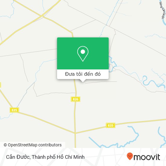 Bản đồ Cần Đước