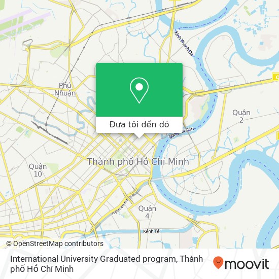 Bản đồ International University Graduated program