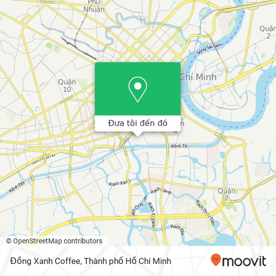 Bản đồ Đồng Xanh Coffee