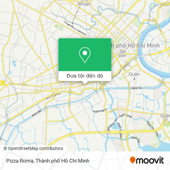 Bản đồ Pizza Roma