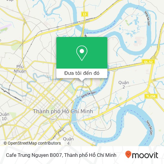 Bản đồ Cafe Trung Nguyen B007