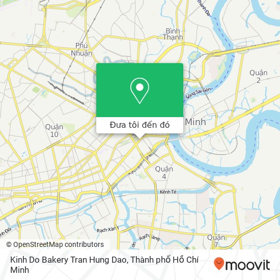Bản đồ Kinh Do Bakery Tran Hung Dao