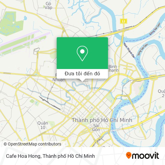 Bản đồ Cafe Hoa Hong