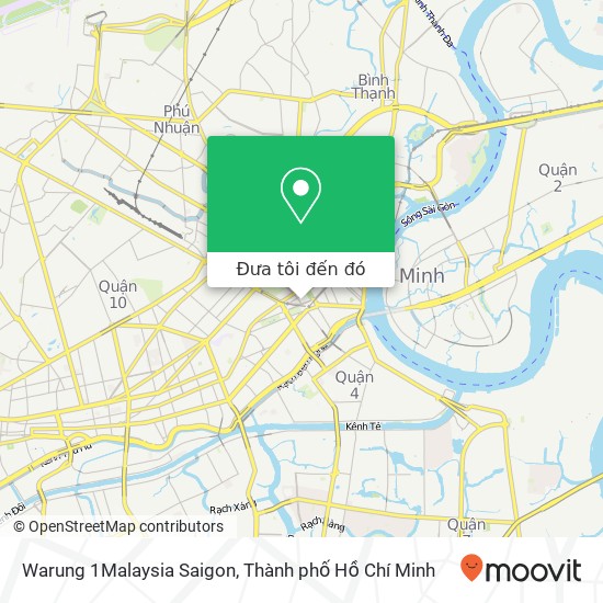 Bản đồ Warung 1Malaysia Saigon