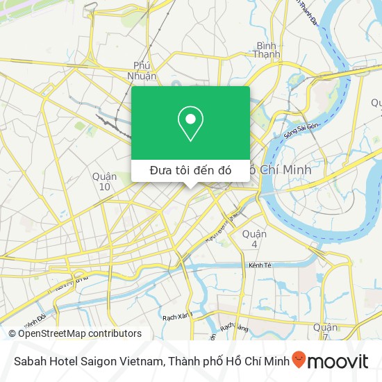 Bản đồ Sabah Hotel Saigon Vietnam