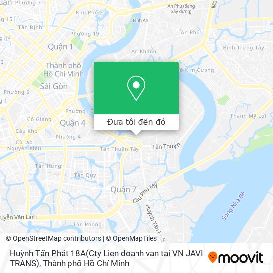 Bản đồ Huỳnh Tấn Phát 18A(Cty Lien doanh van tai VN JAVI TRANS)