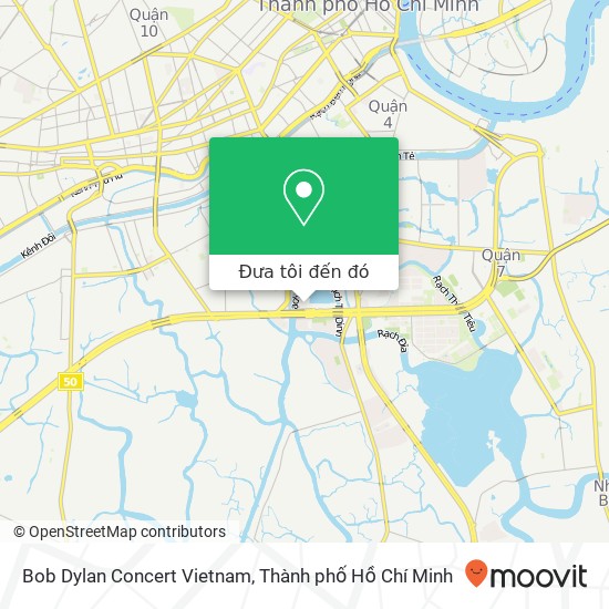 Bản đồ Bob Dylan Concert Vietnam