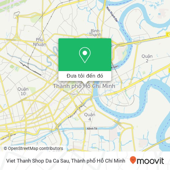 Bản đồ Viet Thanh Shop Da Ca Sau