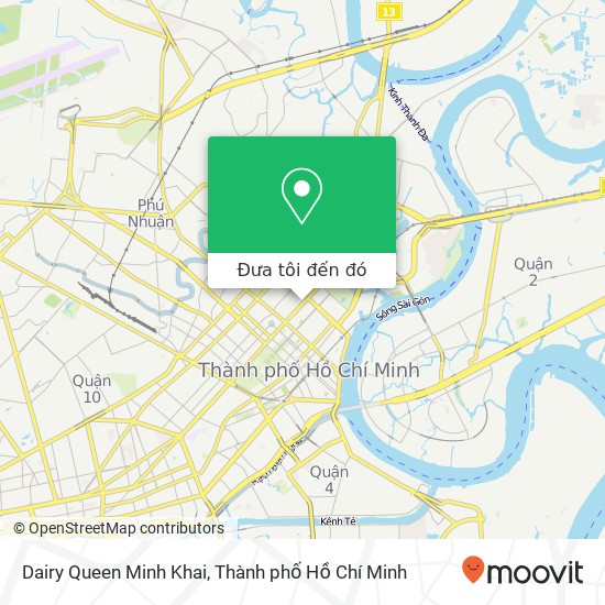 Bản đồ Dairy Queen Minh Khai