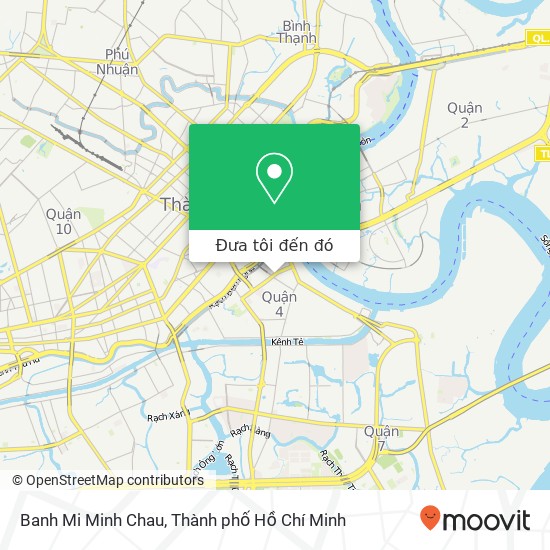 Bản đồ Banh Mi Minh Chau