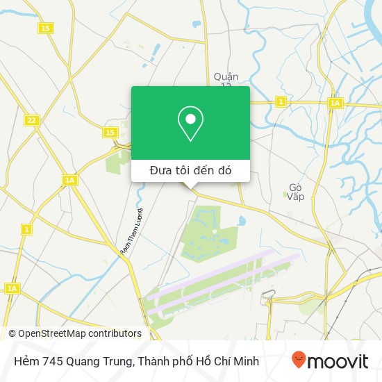 Bản đồ Hẻm 745 Quang Trung