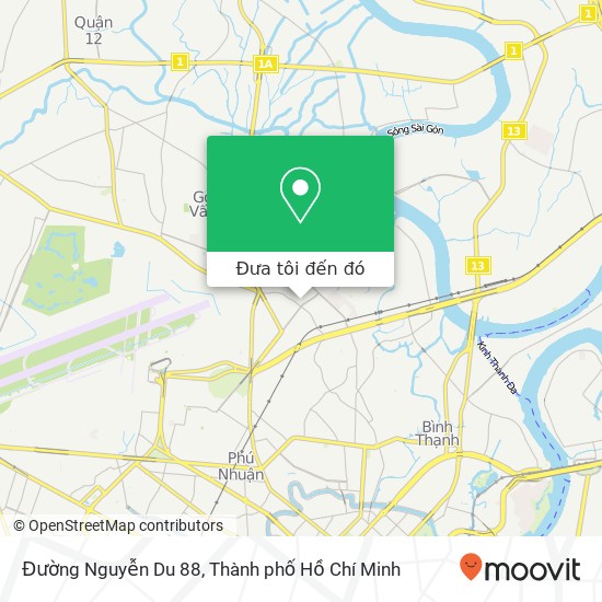 Bản đồ Đường Nguyễn Du 88