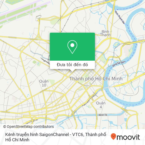 Bản đồ Kênh truyền hình SaigonChannel - VTC6