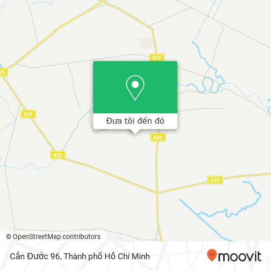 Bản đồ Cần Đước 96