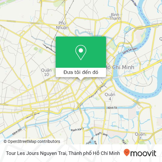 Bản đồ Tour Les Jours Nguyen Trai
