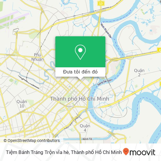 Bản đồ Tiệm Bánh Tráng Trộn vĩa hè