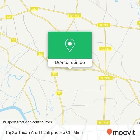 Bản đồ Thị Xã Thuận An,