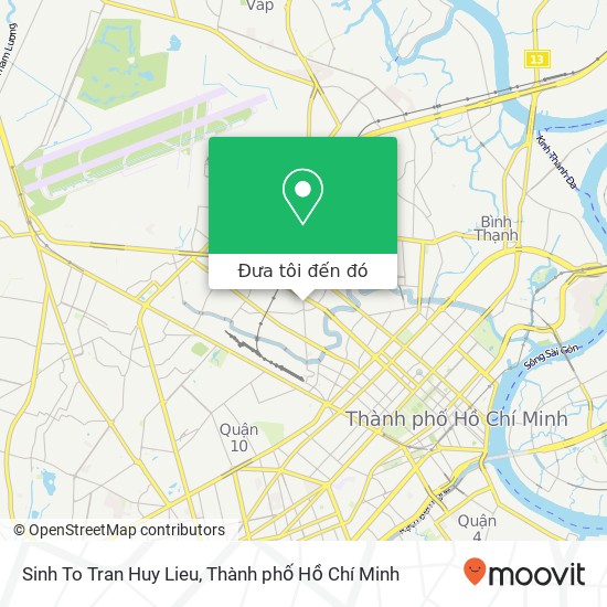 Bản đồ Sinh To Tran Huy Lieu