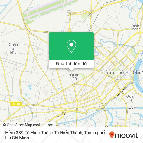 Bản đồ Hẻm 339 Tô Hiến Thành Tô Hiến Thành
