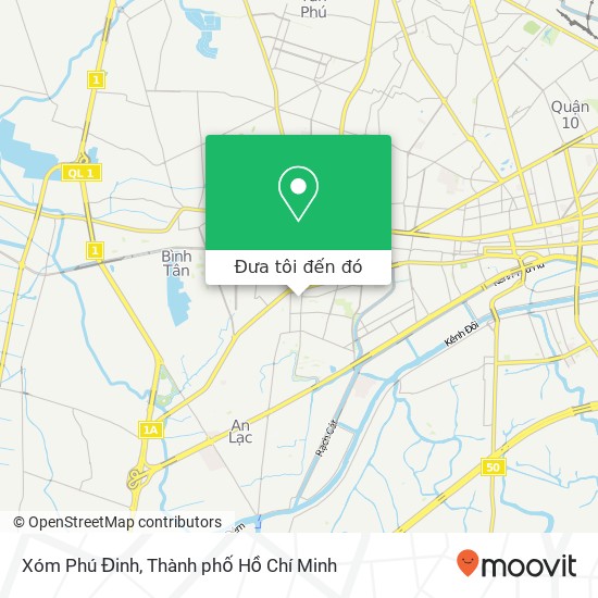 Bản đồ Xóm Phú Đinh