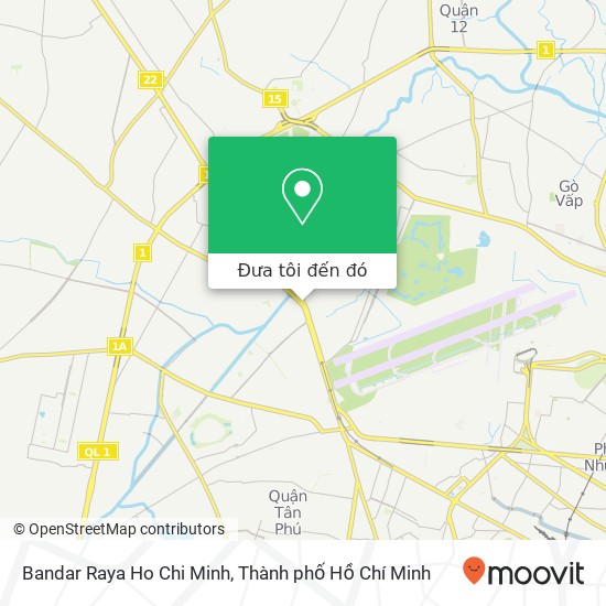 Bản đồ Bandar Raya Ho Chi Minh