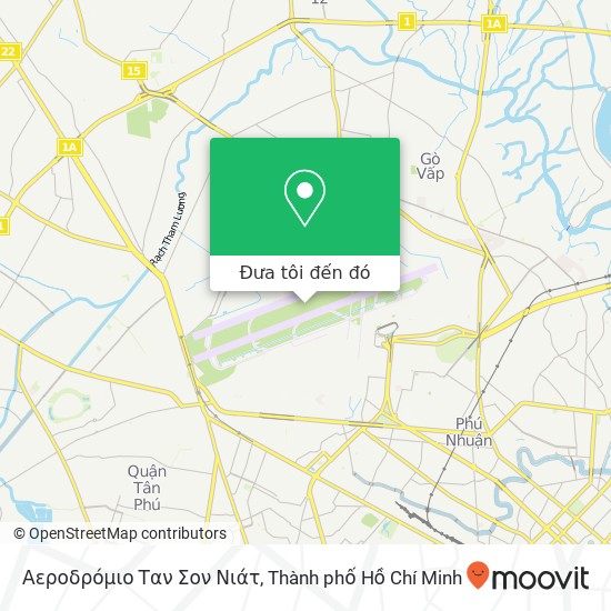 Bản đồ Αεροδρόμιο Ταν Σον Νιάτ