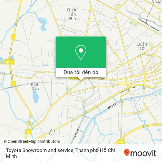 Bản đồ Toyota Showroom and service