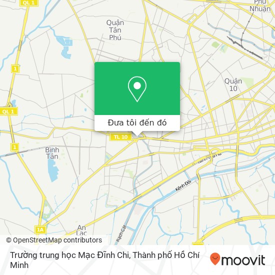 Bản đồ Trường trung học Mạc Đĩnh Chi