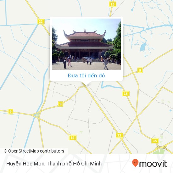 Bản đồ Huyện Hóc Môn