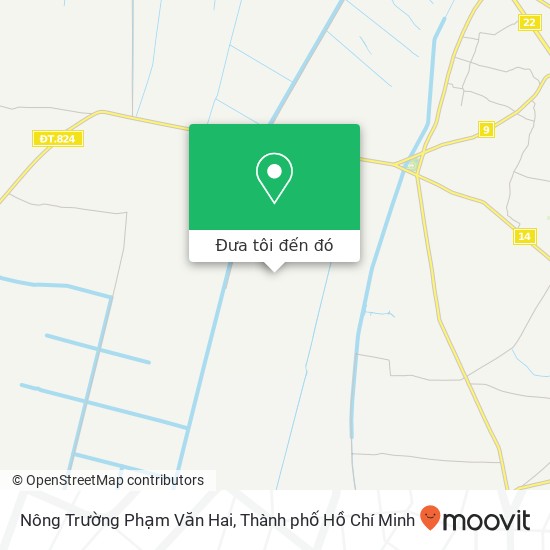 Bản đồ Nông Trường Phạm Văn Hai