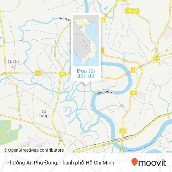 Bản đồ Phường An Phú Đông