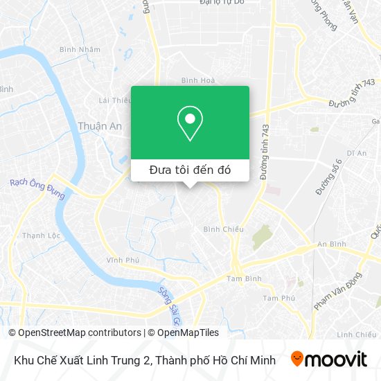 Bản đồ Khu Chế Xuất Linh Trung 2