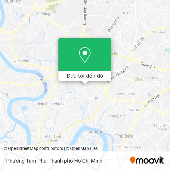 Bản đồ Phường Tam Phú