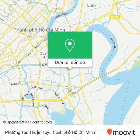 Bản đồ Phường Tân Thuận Tây