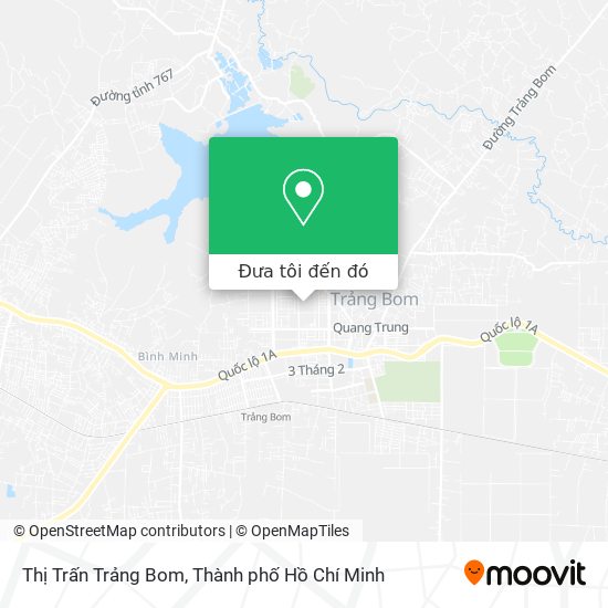 Bản đồ Thị Trấn Trảng Bom