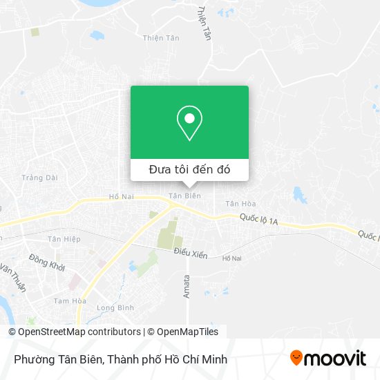 Bản đồ Phường Tân Biên
