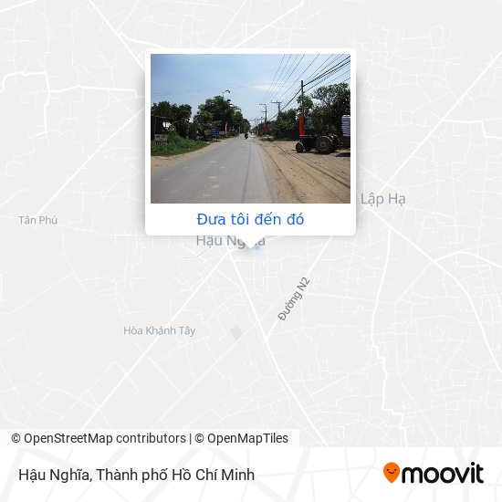 Bản đồ Hậu Nghĩa