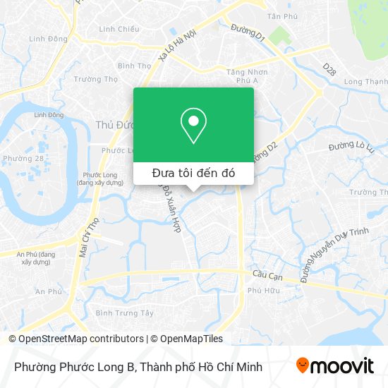 Bản đồ Phường Phước Long B
